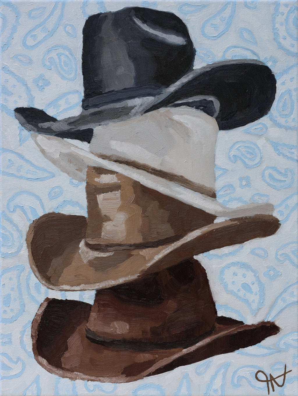 4 Cowboy Hats (Original)
