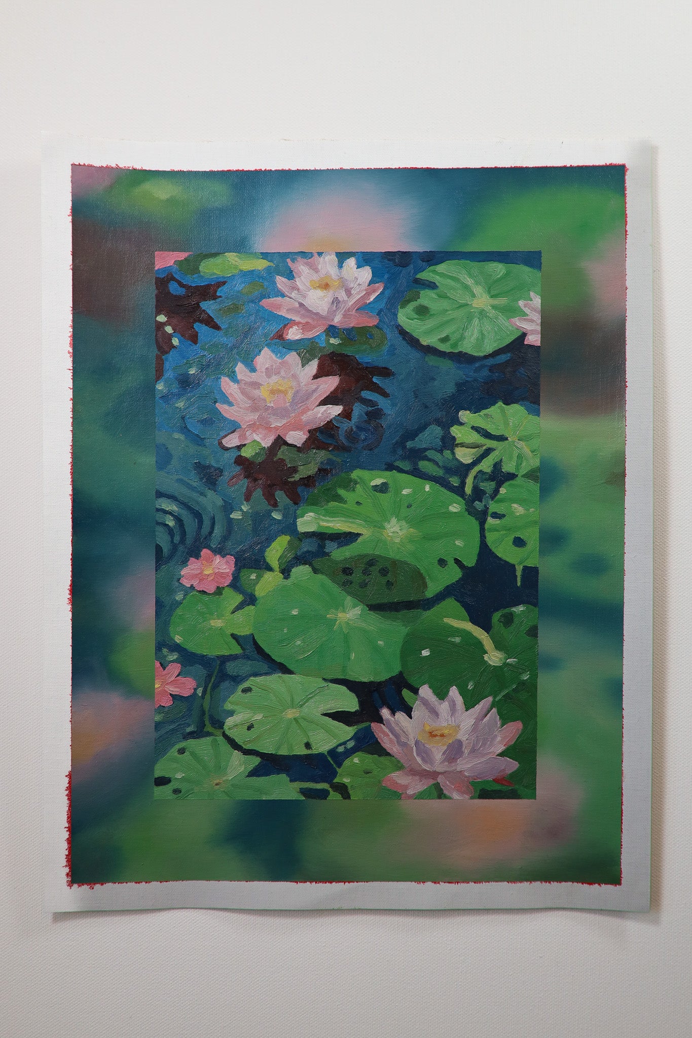 Lily Pad Landscape Study (Original)