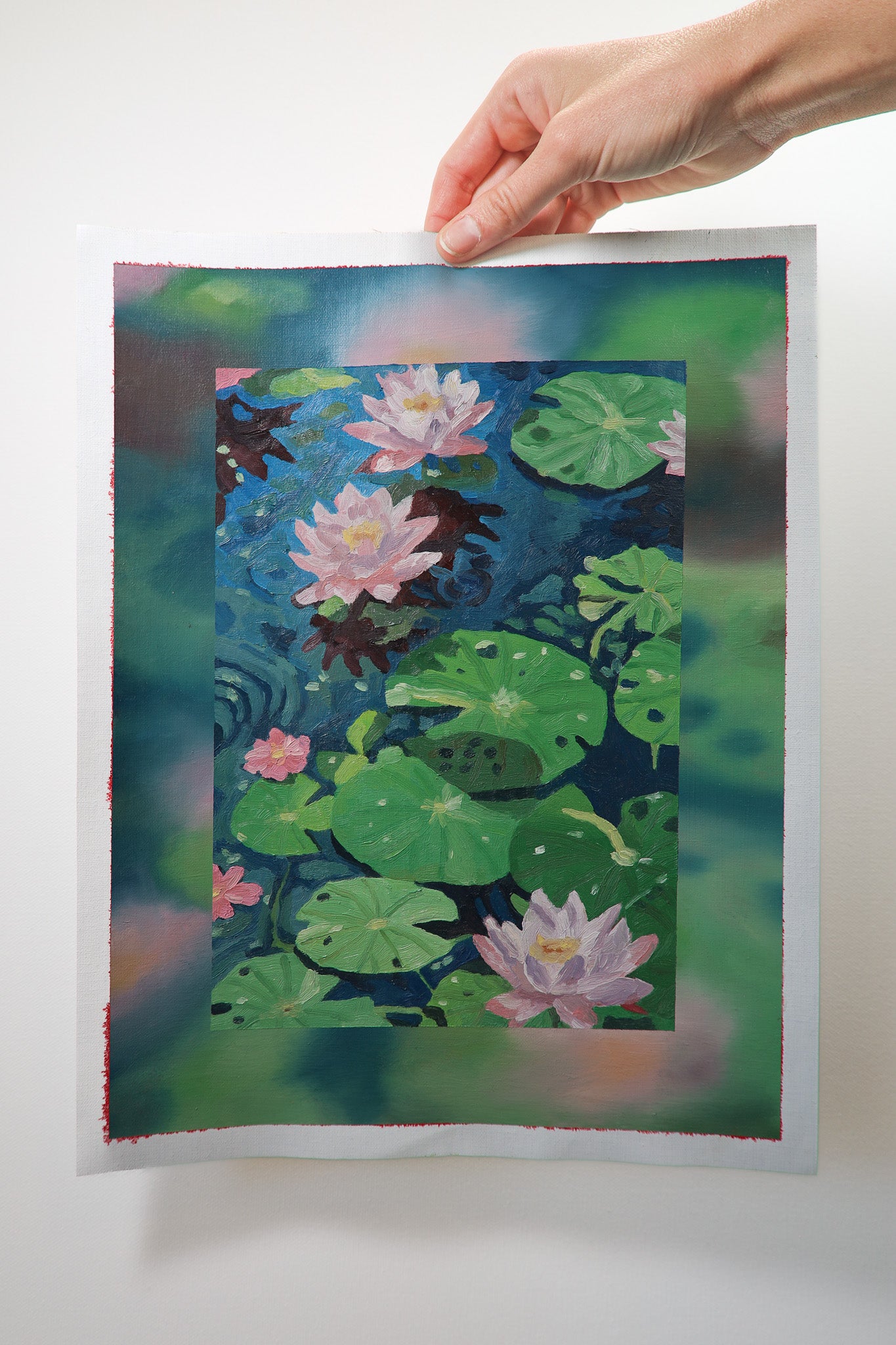 Lily Pad Landscape Study (Original)