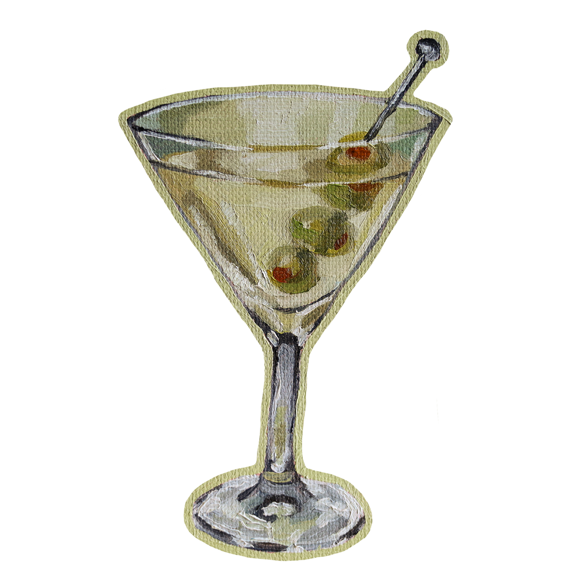 Martini Sticker